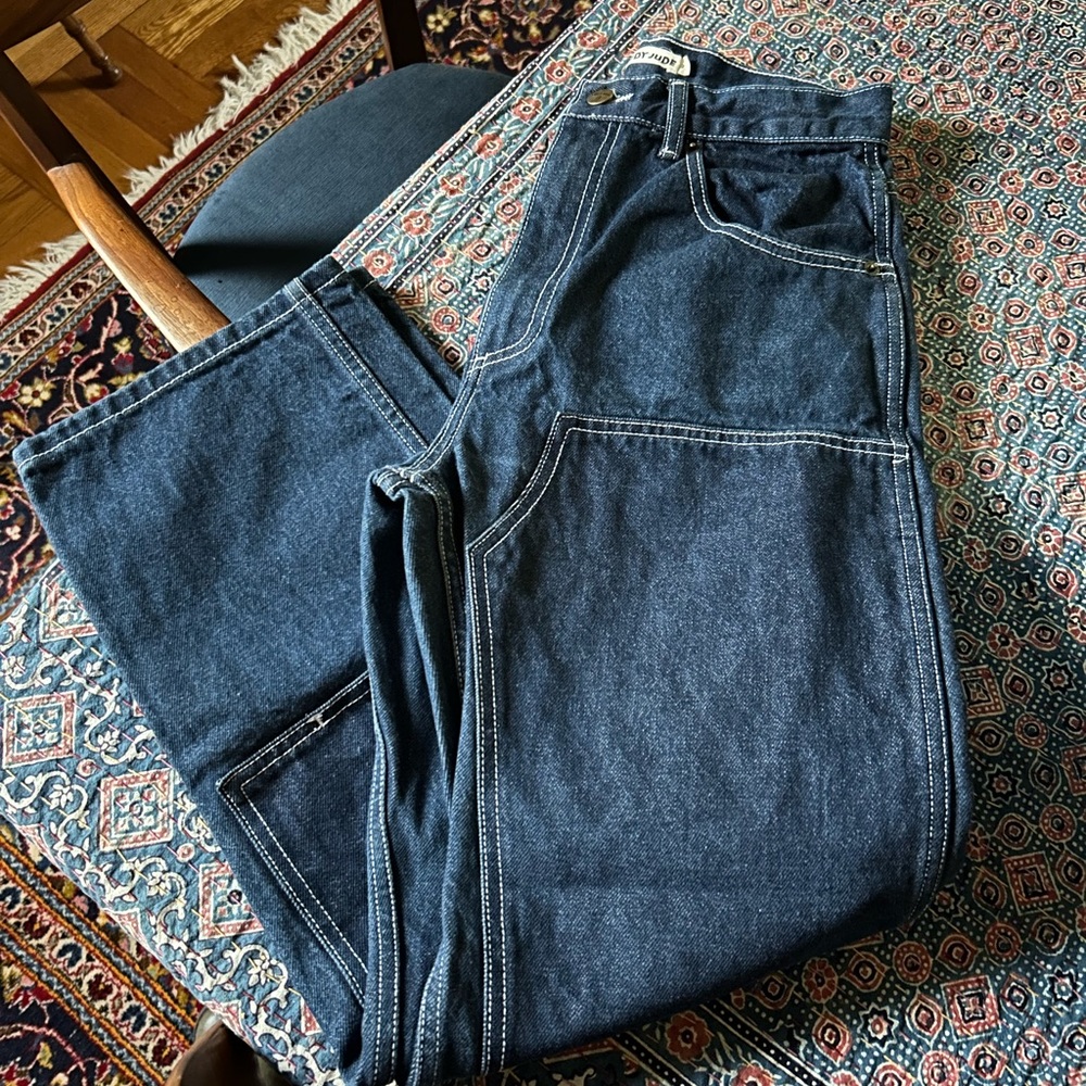 Rudy Jude Utility Jeans in Indigo. Size 2 (fits size 4 US)